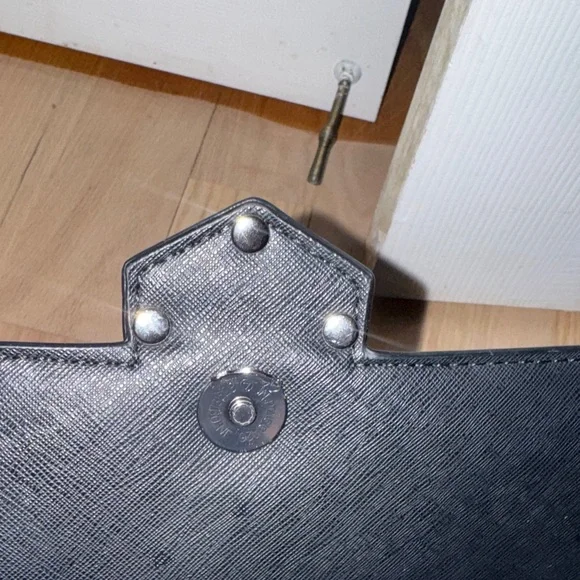 Guess Black and Gray Patterned Crossbody Bag - Picture 9 of 13